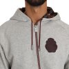 Elegant Gray Hooded Sweatsuit Ensemble - Image 6