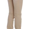 Beige Cotton Stretch Slim Fit Jeans - Image 4