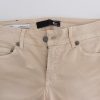 Beige Cotton Stretch Slim Fit Jeans - Image 5