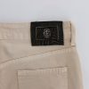 Beige Cotton Stretch Slim Fit Jeans - Image 8