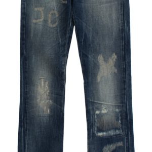 Elegant Flare Fit Blue Denim Jeans