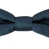 Blue 100% Silk Adjustable Neck Bow Tie Mens - Image 2