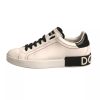 White Leather Logo Portofino Sneakers Shoes - Image 7
