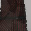 Black Red Viscose Foulard Branded Scarf - Image 6