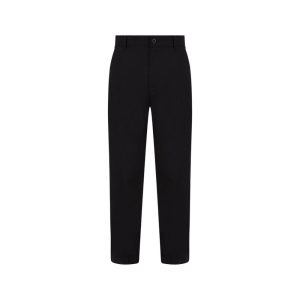 Black Recycled Cotton Jeans & Pant