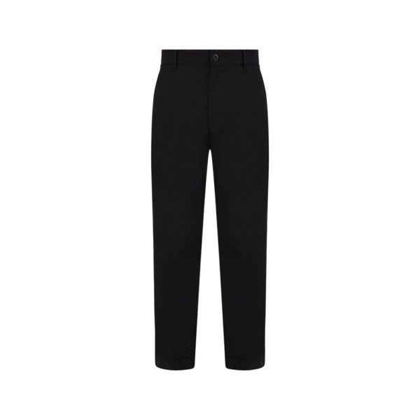 Black Recycled Cotton Jeans & Pant