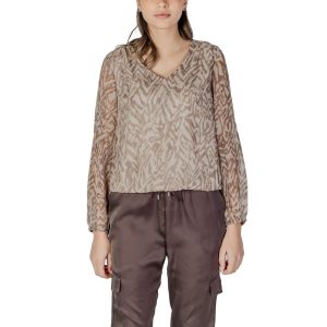 Beige Polyester Shirt