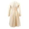 Beige Cotton Elegance Dress - Image 2