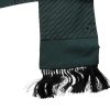 Dark Green Fantasy Fringes Neck Wrap Scarf - Image 4