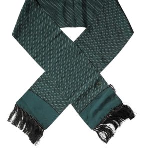Dark Green Fantasy Fringes Neck Wrap Scarf