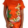 Sicilian Summer Silk Crystal-Embellished Top - Image 2