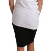 Elegant White Tie Back Tank Top Tee - Image 2