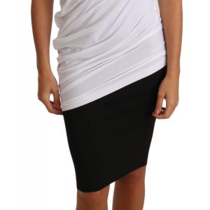 Elegant White Tie Back Tank Top Tee