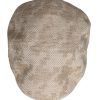 Beige Floral Linen Newsboy Hat - Image 6
