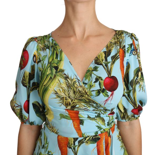 Vegetable Print Silk Top Extravaganza - Image 4