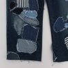 Chic Blue Patchwork Denim Shorts - Image 7