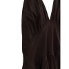 Brown Cotton Dress - Image 3