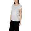 White Cotton Tops & T-Shirt - Image 4