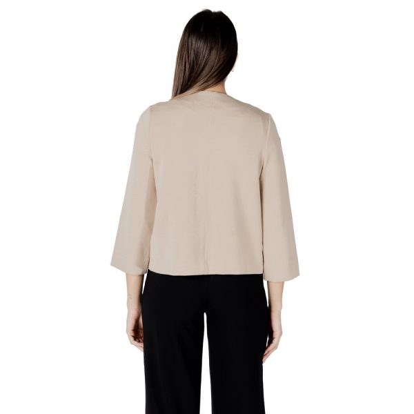 Beige Modal Jackets & Coat - Image 2