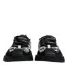 Black Logo Lace Up Low Top NS1 Sneakers Shoes - Image 2