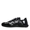 Black Logo Lace Up Low Top NS1 Sneakers Shoes - Image 5