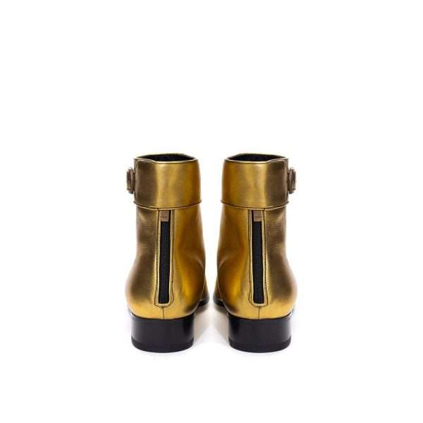 Gold Leather Boot - Image 3