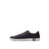 Elegant Blue Leather Sneakers For Men - Image 2