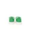 Emerald Elegance Leather Sneakers - Image 3
