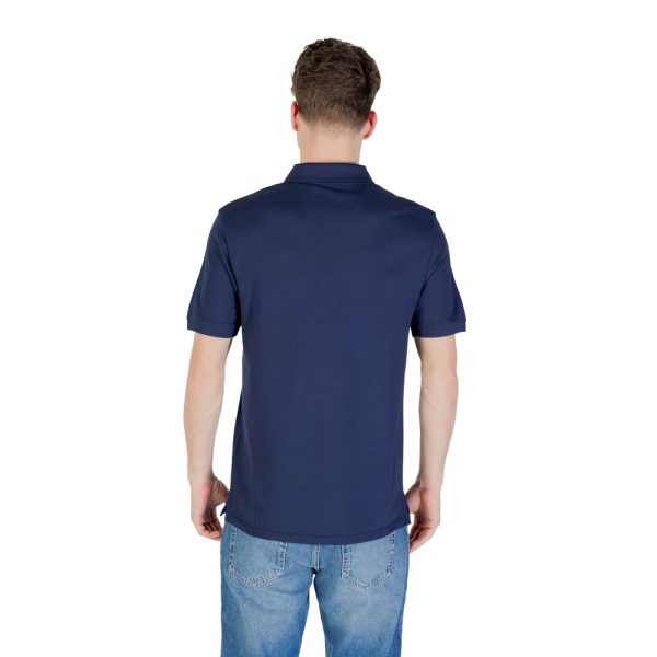 Blue Cotton Polo Shirt - Image 2