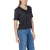 Black Cotton T-Shirt - Image 3