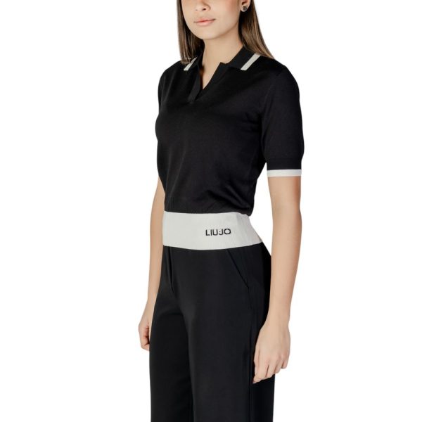 Black And White Viscose Tops & T-Shirt - Image 2