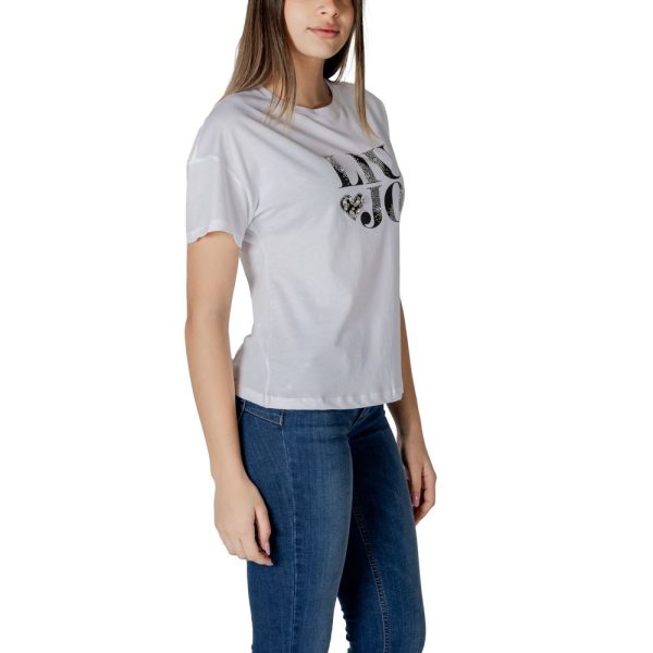 Black And White Cotton T-Shirt - Image 3