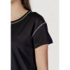 Black Cotton T-Shirt - Image 5