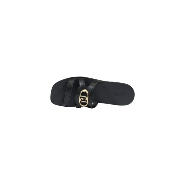 Black Leather Sandal - Image 2