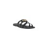 Black Leather Sandal - Image 3