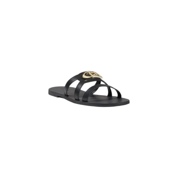 Black Leather Sandal - Image 3