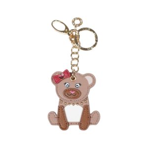 Beige Polyethylene Keychain