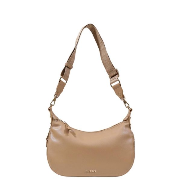 Beige Polyethylene Handbag - Image 5