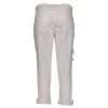 White Cotton Women Jeans - Image 2