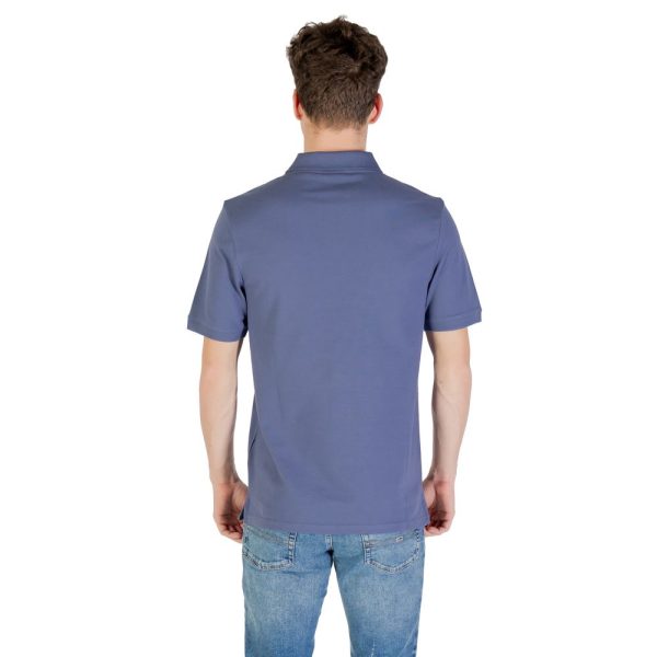 Blue Cotton Polo Shirt - Image 2