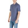 Blue Cotton Polo Shirt - Image 4