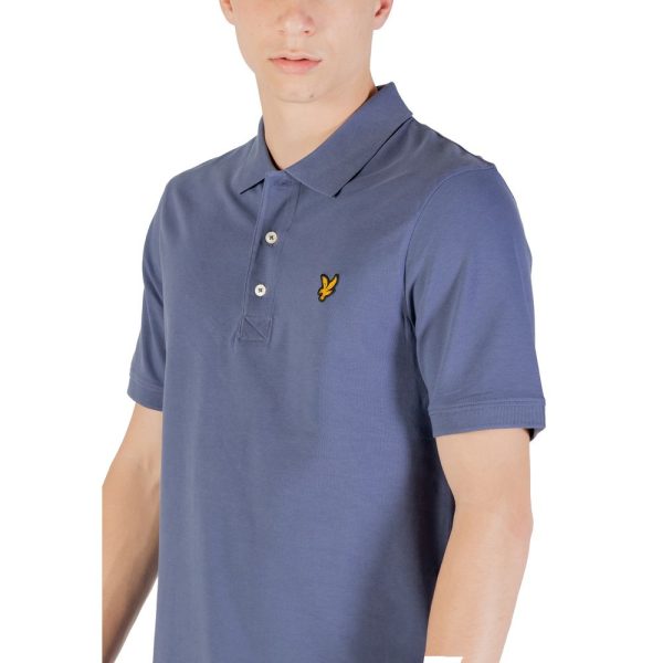 Blue Cotton Polo Shirt - Image 5
