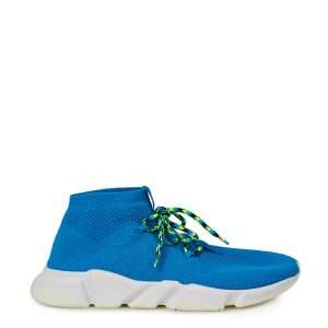 Exquisite Blue Cotton Sneakers for Men