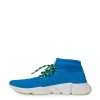 Exquisite Blue Cotton Sneakers for Men - Image 2
