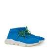 Exquisite Blue Cotton Sneakers for Men - Image 3