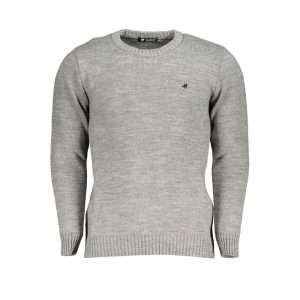 Brown Acrylic Men Sweater