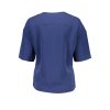 Blue Cotton Unisex T-Shirt - Image 2