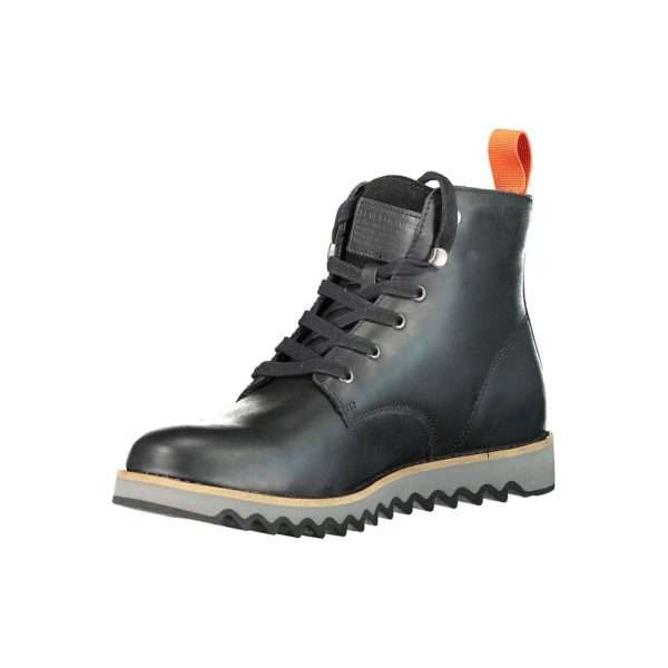 Black Leather Men Boot - Image 3