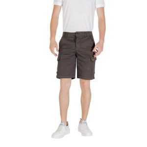 Gray Cotton Bermuda
