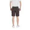 Gray Cotton Bermuda - Image 2